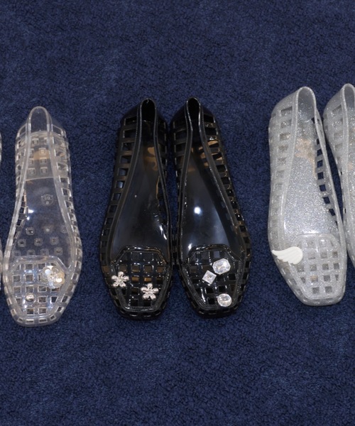 Birthday room(バースデイルーム)の「ジェリーシューズ/Jelly shoes(サンダル・レディース・ブラック/シルバー/クリア・SMALL/LARGE/MEDIUM)」の18枚目の写真