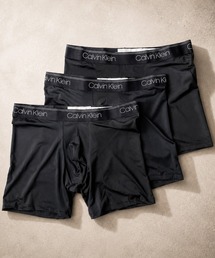 Calvin Klein（カルバン・クライン）の「【CALVIN KLEIN】 カルバンクライン Microfiber Stretch Boxer Briefs 3pk ボクサーパンツ アンダーウエア 下着 3枚セット ロゴ 刺繍 無地 前閉じ（ボクサーパンツ）」