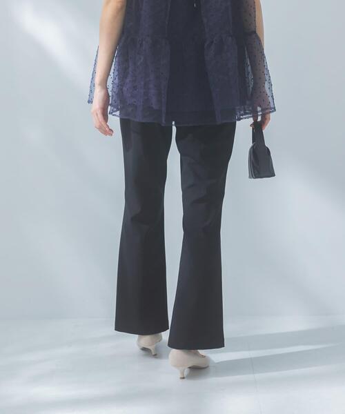 URBAN RESEARCH ROSSO WOMEN(アーバンリサーチ ロッソ)の「トリコットリブストレッチフレアパンツ(その他パンツ・レディース・ブラック・38/36)」の16枚目の写真