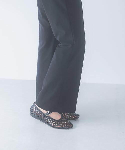 URBAN RESEARCH ROSSO WOMEN(アーバンリサーチ ロッソ)の「トリコットリブストレッチフレアパンツ(その他パンツ・レディース・ブラック・38/36)」の8枚目の写真