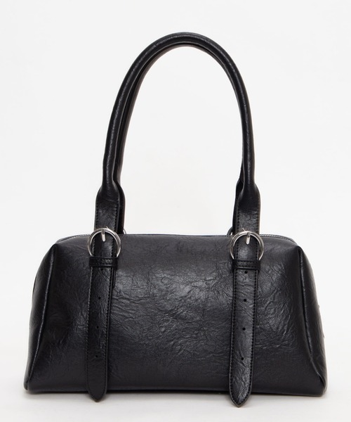 WEGO(ウィゴー)の「WEGO/【26年春夏新作】リップチャーム付キボストンバッグ(ハンドバッグ・レディース・ブラウン/ホワイト/サックスブルー/ブラック・FREE)」の6枚目の写真