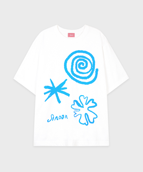 SINOON(シヌーン)の「Star Shell T-shirt (White)(Tシャツ/カットソー・レディース・その他・FREE)」の4枚目の写真