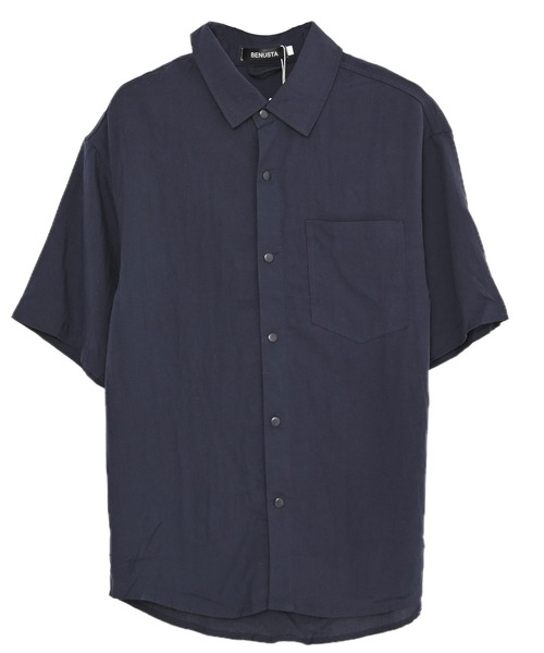 BENUSTA(ベヌスタ)の「『BENUSTA/ベヌスタ』半袖シャツ【GC】(シャツ/ブラウス・メンズ・ネイビー/グリーン・L/M)」の19枚目の写真