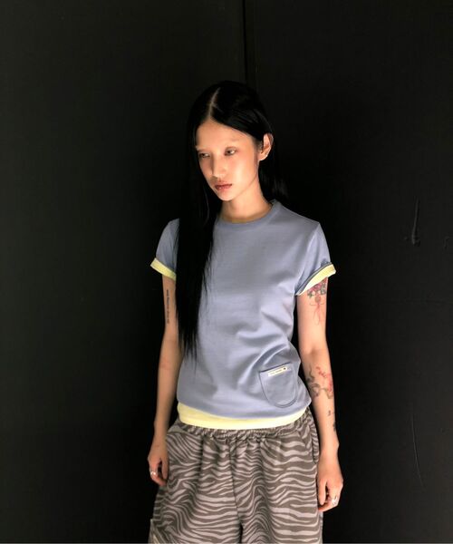 SOHUL(ソフル)の「ポケットT(イエロー)(Tシャツ/カットソー・レディース・その他・FREE)」の4枚目の写真