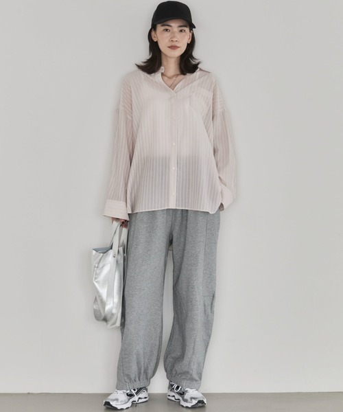 Doux archives(ドゥアルシーヴ)の「マルチwayオーバーシアーシャツ(シャツ/ブラウス・レディース・グレイッシュベージュ/ベージュ/キャメル・FREE)」の4枚目の写真