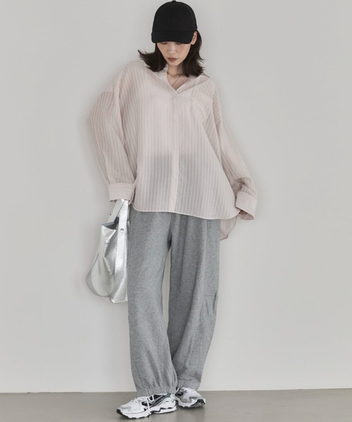 Doux archives(ドゥアルシーヴ)の「マルチwayオーバーシアーシャツ(シャツ/ブラウス・レディース・グレイッシュベージュ/ベージュ/キャメル・FREE)」の6枚目の写真