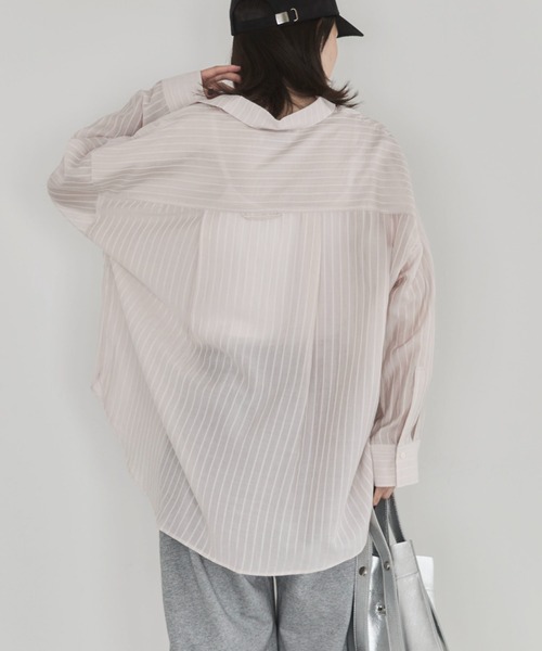 Doux archives(ドゥアルシーヴ)の「マルチwayオーバーシアーシャツ(シャツ/ブラウス・レディース・グレイッシュベージュ/ベージュ/キャメル・FREE)」の15枚目の写真