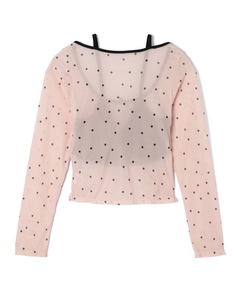 M DOLLY（エムドリー）の「Sheer dot remi tops / シアードットレミトップス（その他トップス・レディース・グレー/ベージュ/ブラック・FREE）」の21枚目の写真