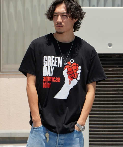 ROOPTOKYO(ループトウキョウ)の「GREEN DAY/グリーン・デイ UNISEX T-SHIRT: AMERICAN IDIOT ユニセックス Tシャツ アメリカン・イディオット バンドTシャツ プリントTシャツ ロック メンズ レディース 秋 秋服 2026年秋冬(Tシャツ/カットソー・メンズ・ブラック・S/M/L/XL)」の3枚目の写真