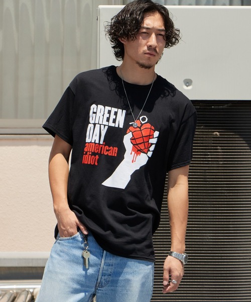 ROOPTOKYO(ループトウキョウ)の「GREEN DAY/グリーン・デイ UNISEX T-SHIRT: AMERICAN IDIOT ユニセックス Tシャツ アメリカン・イディオット バンドTシャツ プリントTシャツ ロック メンズ レディース 秋 秋服 2026年秋冬(Tシャツ/カットソー・メンズ・ブラック・S/M/L/XL)」の4枚目の写真