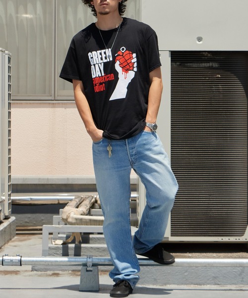 ROOPTOKYO(ループトウキョウ)の「GREEN DAY/グリーン・デイ UNISEX T-SHIRT: AMERICAN IDIOT ユニセックス Tシャツ アメリカン・イディオット バンドTシャツ プリントTシャツ ロック メンズ レディース 秋 秋服 2026年秋冬(Tシャツ/カットソー・メンズ・ブラック・S/M/L/XL)」の7枚目の写真