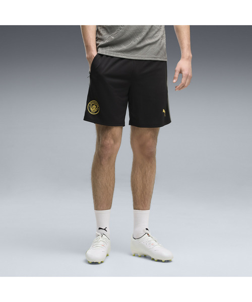 PUMA(プーマ)の「PUMA プーマ メンズ 2026-27 マンチェスターシティ FC トレーニング ショーツ W(その他パンツ・メンズ・ブルー系/ブラック×ピンク・MEDIUM/SMALL/LARGE/X-LARGE)」の4枚目の写真