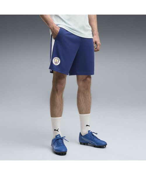 PUMA(プーマ)の「PUMA プーマ メンズ 2026-27 マンチェスターシティ FC トレーニング ショーツ W(その他パンツ・メンズ・ブルー系/ブラック×ピンク・MEDIUM/SMALL/LARGE/X-LARGE)」の8枚目の写真