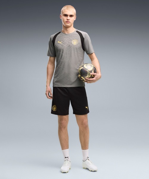 PUMA(プーマ)の「PUMA プーマ メンズ 2026-27 マンチェスターシティ FC トレーニング ショーツ W(その他パンツ・メンズ・ブルー系/ブラック×ピンク・MEDIUM/SMALL/LARGE/X-LARGE)」の1枚目の写真