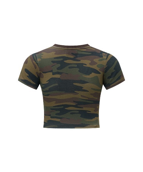 SupBaby by SUPPLIER(サプベイビーバイサプライヤー)の「Tシャツ|I'm Not Your Baby Cropped Tee|SupBaby by SUPPLIER(Tシャツ/カットソー・レディース・カーキ・MEDIUM/SMALL)」の4枚目の写真