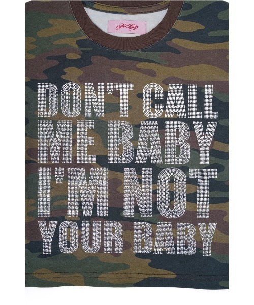 SupBaby by SUPPLIER(サプベイビーバイサプライヤー)の「Tシャツ|I'm Not Your Baby Cropped Tee|SupBaby by SUPPLIER(Tシャツ/カットソー・レディース・カーキ・MEDIUM/SMALL)」の5枚目の写真