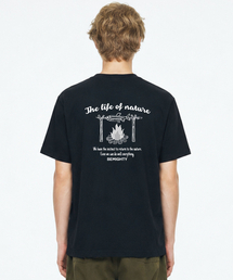 ナンマンキャンプ オーバーサイズ 半袖Tシャツ [ブラック]