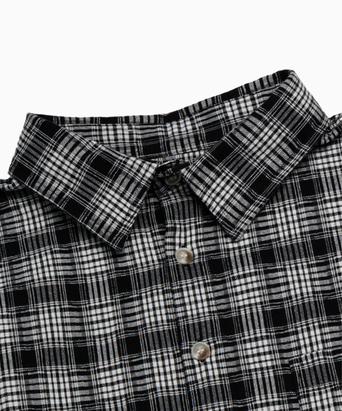 SAINTPAIN(セイントペイン)の「SP クロップタータンチェックシャツ ホワイト(シャツ/ブラウス・レディース・その他・MEDIUM/LARGE)」の3枚目の写真