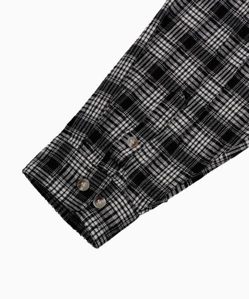SAINTPAIN(セイントペイン)の「SP クロップタータンチェックシャツ ホワイト(シャツ/ブラウス・レディース・その他・MEDIUM/LARGE)」の6枚目の写真