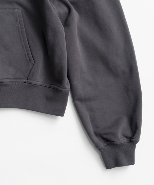 PRANK PROJECT(プランクプロジェクト)の「【2026Autumn Pre-Order】パワーショルダージップフーディー / Power Shoulder Zip Hoodie(パーカー・レディース・チャコールグレー/ライトグレー/ボルドー・FREE)」の18枚目の写真