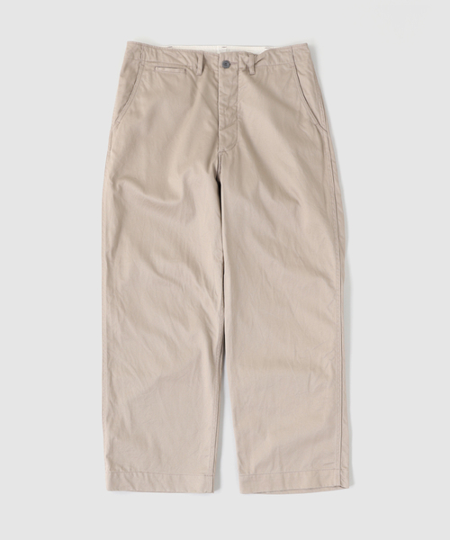BARRY BRICKEN(バリーブリッケン)の「BARRY BRICKEN / バリーブリッケン WASHED CHINO PANTS(チノパンツ・メンズ・ベージュ/ネイビー・MEDIUM/SMALL/LARGE)」の1枚目の写真