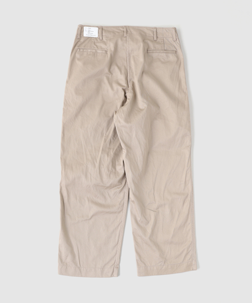 BARRY BRICKEN(バリーブリッケン)の「BARRY BRICKEN / バリーブリッケン WASHED CHINO PANTS(チノパンツ・メンズ・ベージュ/ネイビー・MEDIUM/SMALL/LARGE)」の3枚目の写真