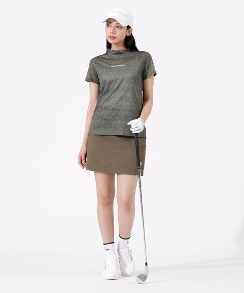 New Balance Golf（ニューバランスゴルフ）の「【new balance golf】【直営店舗限定】ショートスリーブ モックネック プルオーバー (WOMENS)（Tシャツ/カットソー・レディース・カーキオリーブ/ブラック・SMALL/LARGE/X-LARGE/MEDIUM）」の10枚目の写真