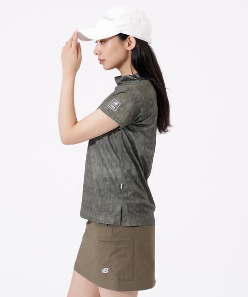 New Balance Golf（ニューバランスゴルフ）の「【new balance golf】【直営店舗限定】ショートスリーブ モックネック プルオーバー (WOMENS)（Tシャツ/カットソー・レディース・カーキオリーブ/ブラック・SMALL/LARGE/X-LARGE/MEDIUM）」の13枚目の写真