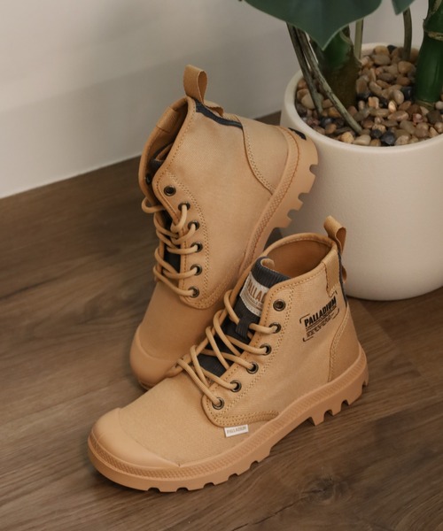 PALLADIUM(パラディウム)の「PAMPA MICHIGAN ハイカットスニーカー(ブーツ・メンズ・ブラウン/ベージュ/ブラック・27.5cm/27cm/22.5cm/23.5cm/23cm/24.5cm/24cm/25cm/26.5cm/26cm/29cm)」の8枚目の写真