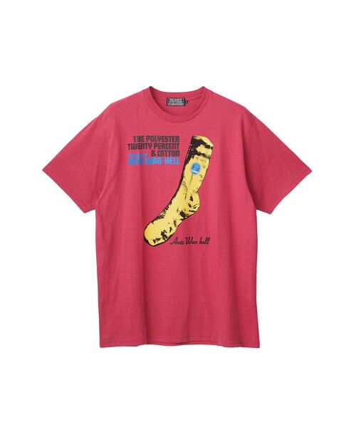 HYSTERIC GLAMOUR（ヒステリックグラマー）の「ANTI WAR HELL Tシャツ（Tシャツ/カットソー・メンズ・ホワイト/ブラック/ピンク・X-LARGE/LARGE/MEDIUM/SMALL）」の3枚目の写真