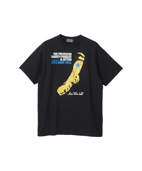 HYSTERIC GLAMOUR（ヒステリックグラマー）の「ANTI WAR HELL Tシャツ（Tシャツ/カットソー・メンズ・ホワイト/ブラック/ピンク・X-LARGE/LARGE/MEDIUM/SMALL）」の2枚目の写真