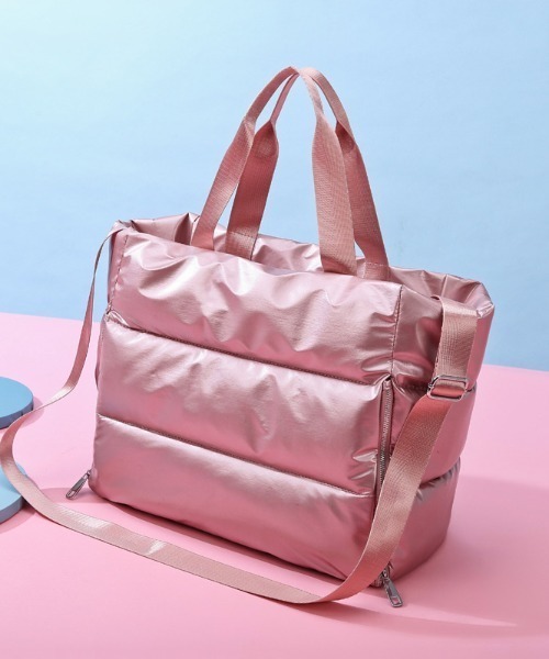 boemy(ボエミー)の「メタリックカラー 2WAYビッグ ショルダーバッグ(ショルダーバッグ・レディース・ブラック/ブルー/ピンク/シルバー・FREE)」の19枚目の写真