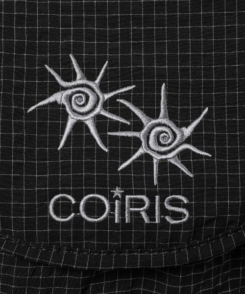 COIRIS（コイリス）の「◇COIRIS◇ブランド直輸入正規品/BENTON グリッド チェック ミニ バックパック BENTON GRID CHECK MINI BACK PACK UNISEX（バックパック/リュック・レディース・ダークブラウン/ブラック・FREE）」の5枚目の写真