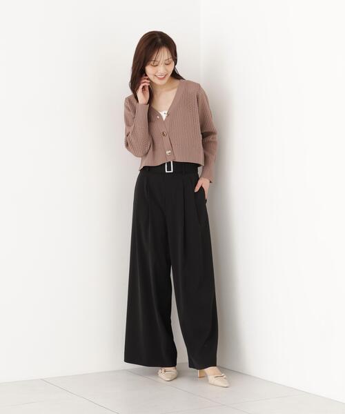 PROPORTION BODY DRESSING(プロポーションボディドレッシング)の「<E>透かし編みカーディガン / 1216274901(カーディガン/ボレロ・レディース・ホワイト系その他/ブラウン・FREE)」の8枚目の写真