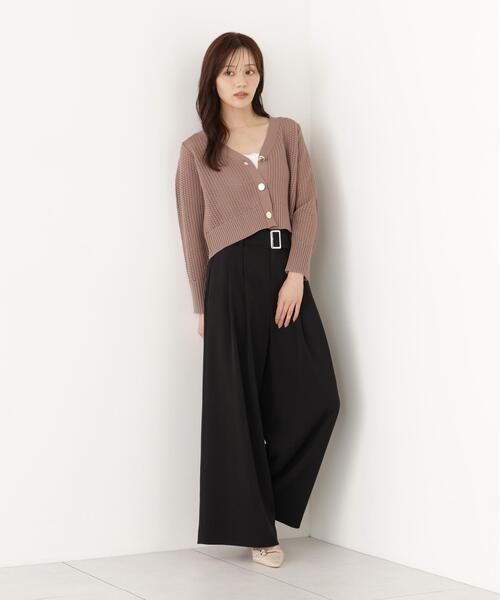 PROPORTION BODY DRESSING(プロポーションボディドレッシング)の「<E>透かし編みカーディガン / 1216274901(カーディガン/ボレロ・レディース・ホワイト系その他/ブラウン・FREE)」の9枚目の写真