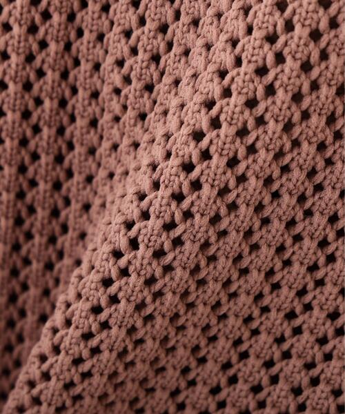 PROPORTION BODY DRESSING(プロポーションボディドレッシング)の「<E>透かし編みカーディガン / 1216274901(カーディガン/ボレロ・レディース・ホワイト系その他/ブラウン・FREE)」の12枚目の写真
