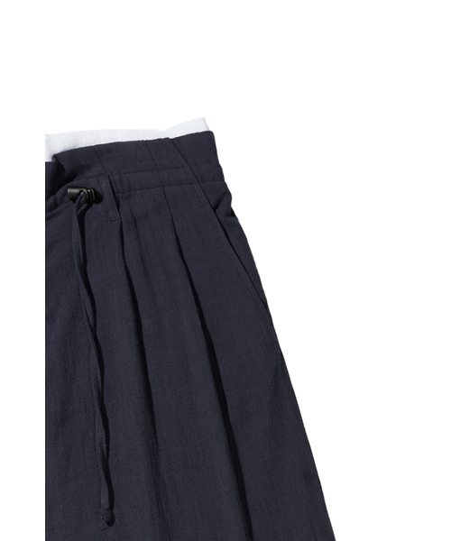 DEINET(ダイニット)の「DEINET OLD MONEY LINEN PANTS IN NAVY(スラックス・レディース・その他・FREE)」の5枚目の写真
