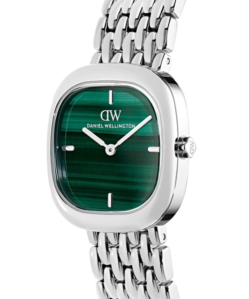 Daniel Wellington(ダニエルウェリントン)の「CORTA Grain-Link Stone 24x28MM レディース腕時計(アナログ腕時計・レディース・ピンクゴールド/シルバー・ONE SIZE)」の4枚目の写真