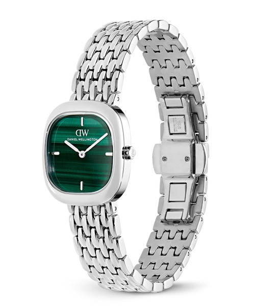 Daniel Wellington(ダニエルウェリントン)の「CORTA Grain-Link Stone 24x28MM レディース腕時計(アナログ腕時計・レディース・ピンクゴールド/シルバー・ONE SIZE)」の3枚目の写真