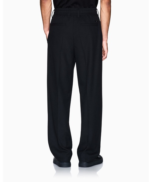 ARMANI EXCHANGE(アルマーニエクスチェンジ)の「【A|X アルマーニ エクスチェンジ】ストレッチウールブレンド イージーテーパードスラックス(スラックス・メンズ・ブラック・30inch/32inch)」の2枚目の写真