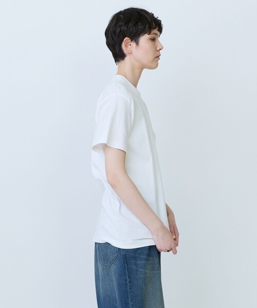 FRAPBOIS PARK(フラボアパーク)の「パークポケTシャツ(Tシャツ/カットソー・レディース・ブラック/ホワイト・2/1)」の5枚目の写真
