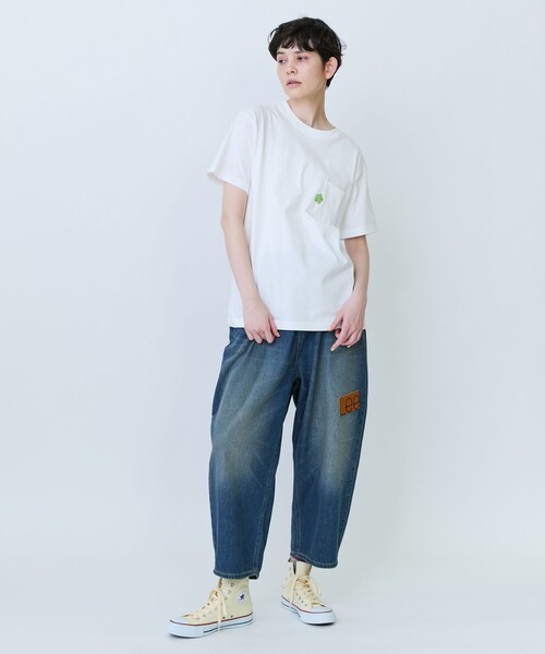FRAPBOIS PARK(フラボアパーク)の「パークポケTシャツ(Tシャツ/カットソー・レディース・ブラック/ホワイト・2/1)」の10枚目の写真