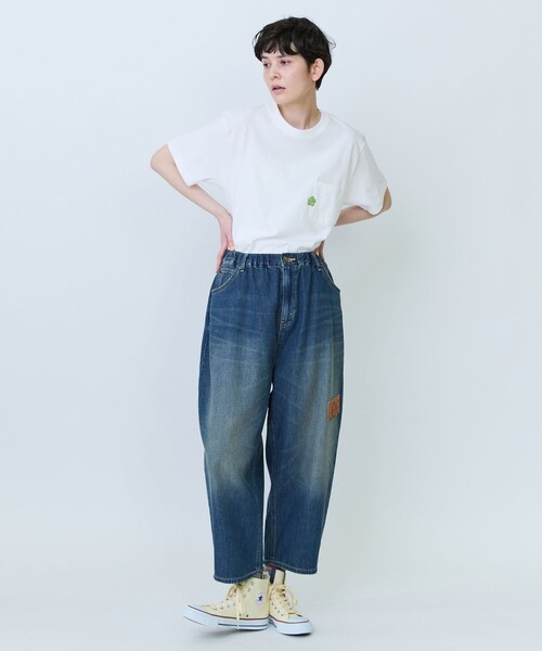 FRAPBOIS PARK(フラボアパーク)の「パークポケTシャツ(Tシャツ/カットソー・レディース・ブラック/ホワイト・2/1)」の11枚目の写真