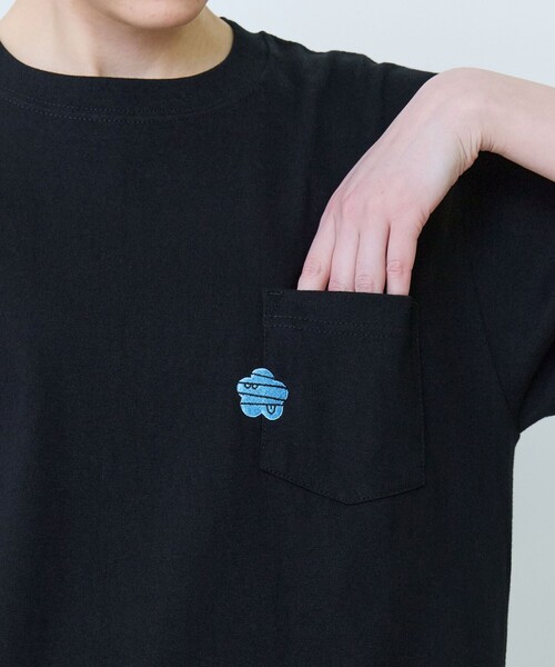 FRAPBOIS PARK(フラボアパーク)の「パークポケTシャツ(Tシャツ/カットソー・レディース・ブラック/ホワイト・2/1)」の15枚目の写真