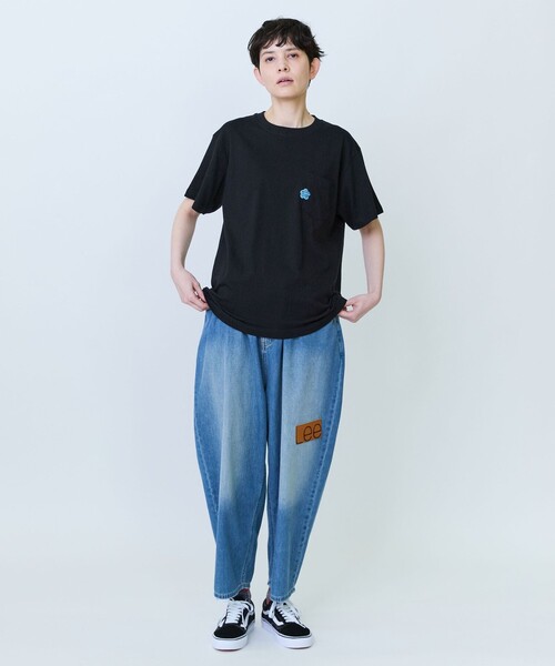 FRAPBOIS PARK(フラボアパーク)の「パークポケTシャツ(Tシャツ/カットソー・レディース・ブラック/ホワイト・2/1)」の16枚目の写真