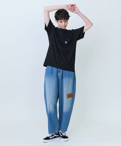 FRAPBOIS PARK(フラボアパーク)の「パークポケTシャツ(Tシャツ/カットソー・レディース・ブラック/ホワイト・2/1)」の17枚目の写真