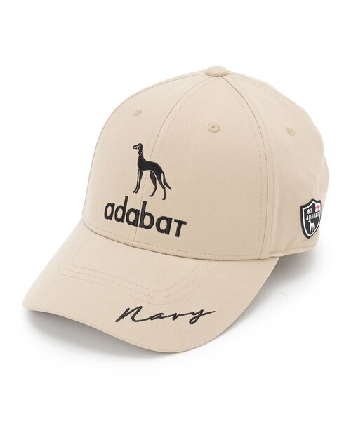 adabat(アダバット)の「【ADABAT NAVY】TOUR CAP(キャップ・メンズ・ブラック/ベージュ/ホワイト・00)」の3枚目の写真