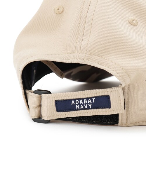 adabat(アダバット)の「【ADABAT NAVY】TOUR CAP(キャップ・メンズ・ブラック/ベージュ/ホワイト・00)」の7枚目の写真