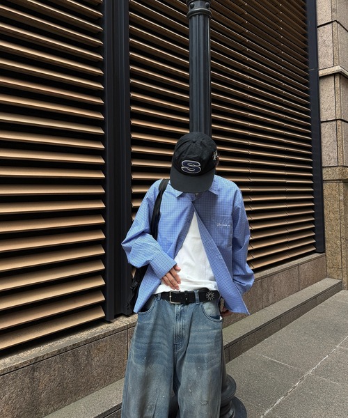 kutir(クティール)の「CROPPED ASSORT CHECK SHIRT/クロップド アソート チェック シャツ(シャツ/ブラウス・メンズ・ブラック/ブルー/ボルドー/グレー・MEDIUM/LARGE)」の14枚目の写真