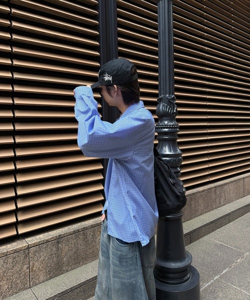 kutir(クティール)の「CROPPED ASSORT CHECK SHIRT/クロップド アソート チェック シャツ(シャツ/ブラウス・メンズ・ブラック/ブルー/ボルドー/グレー・MEDIUM/LARGE)」の12枚目の写真